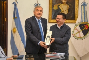 Morales recibió al Presidente de la empresa PowerChina