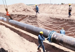 Finalizan llenado del Gasoducto Néstor Kirchner