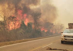 Se quemaron más de 2.100 hectáreas en Yuto y el fuego avanza
