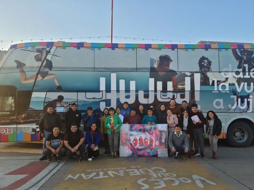 Productores juje&ntilde;os rumbo a Caminos y Sabores