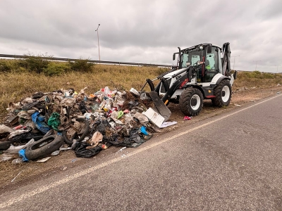 Operativo de limpieza y saneamiento donde se detectaron delitos ambientales