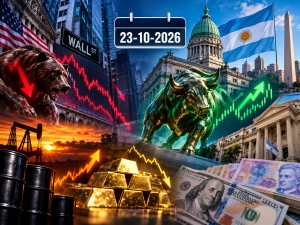 Wall Street cerró la semana en rojo, mientras el Merval saltó 4,37% y se destacó entre los mercados