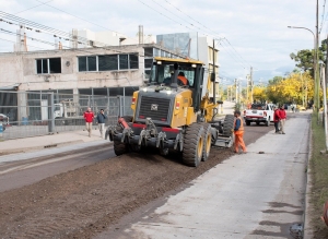 Inspeccionaron avances en obras de repavimentaci&oacute;n capitalina