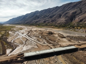 Las obras del nuevo puente en Tilcara fueron supervisadas por el Ejecutivo Provincial