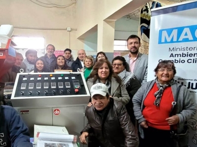 Ambiente Jujuy fortaleció a EcoPlast con equipamiento del proyecto GIRSU