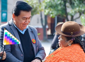 Ediles participaron del acto por el Bicentenario de Bolivia