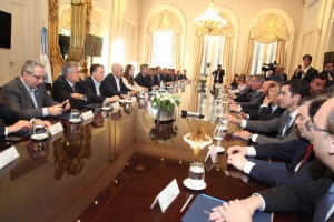 PRESUPUESTO 2019: Morales satisfecho con el acompa&ntilde;amiento de sus pares opositores