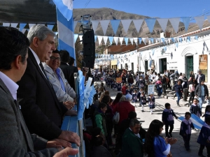 Haquim en Tilcara: &ldquo;es necesario tener un pueblo en paz, un pueblo prolijo y preparado&rdquo;