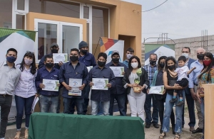 Reconocimiento a impulsores del proyecto de Eficiencia Energ&eacute;tica en Viviendas Sociales