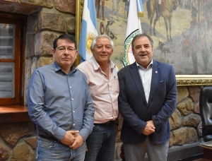 Obras y seguridad: el vicegobernador recibi&oacute; al intendente de Perico