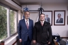 Gastón Millón recibió al embajador de Ucrania, Yurii Klymenko