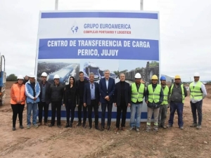 Gerardo Morales inauguró las obras de instalación de la empresa Euroamérica