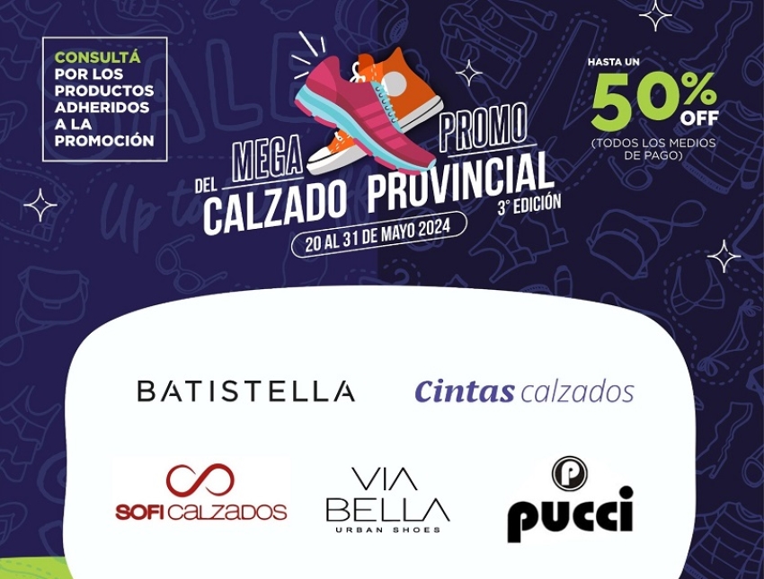 Calzados en oferta: anunciaron la 3&deg; Mega Promo