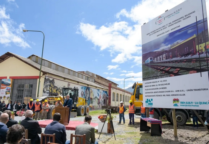Se puso en marcha las obras de recuperaci&oacute;n de v&iacute;as del Tren Tur&iacute;stico