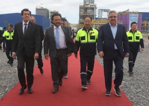 Sadir particip&oacute; de la inauguraci&oacute;n del complejo industrial lit&iacute;fero de Posco