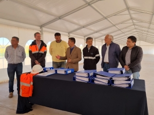 La obra de los 1000 empleos fue destacada en el Parque Industrial de Perico