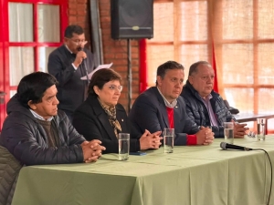 Apoyo empresarial del Valle de Los Pericos en el lanzamiento de la ExpoJuy 2026
