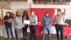 Productores de Aguas Calientes recibieron subsidios