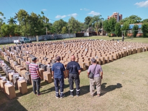 Más de 500 mil atados de cigarrillos de contrabando fueron detectados por Aduana y Gendarmería