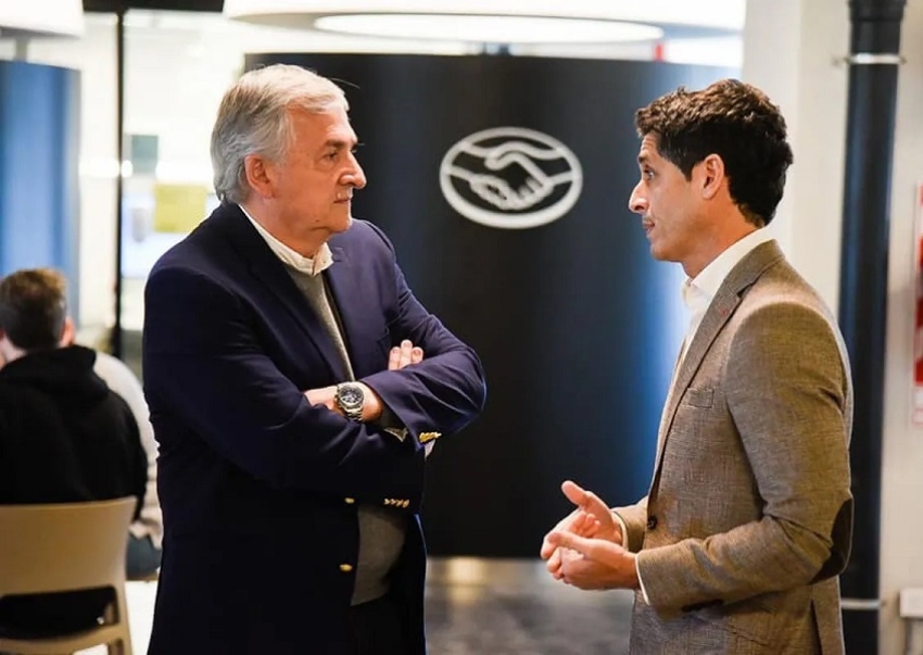 Morales comparti&oacute; agenda con autoridades de Mercado Libre Argentina