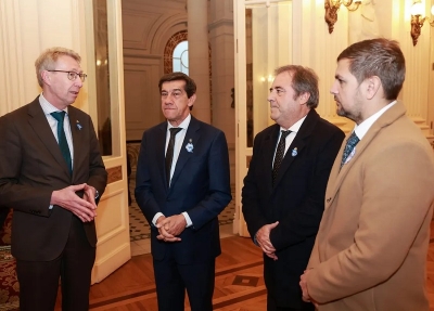 Minería, eje del encuentro entre gobernador y vicegobernador con el Embajador de Suecia en Argentina